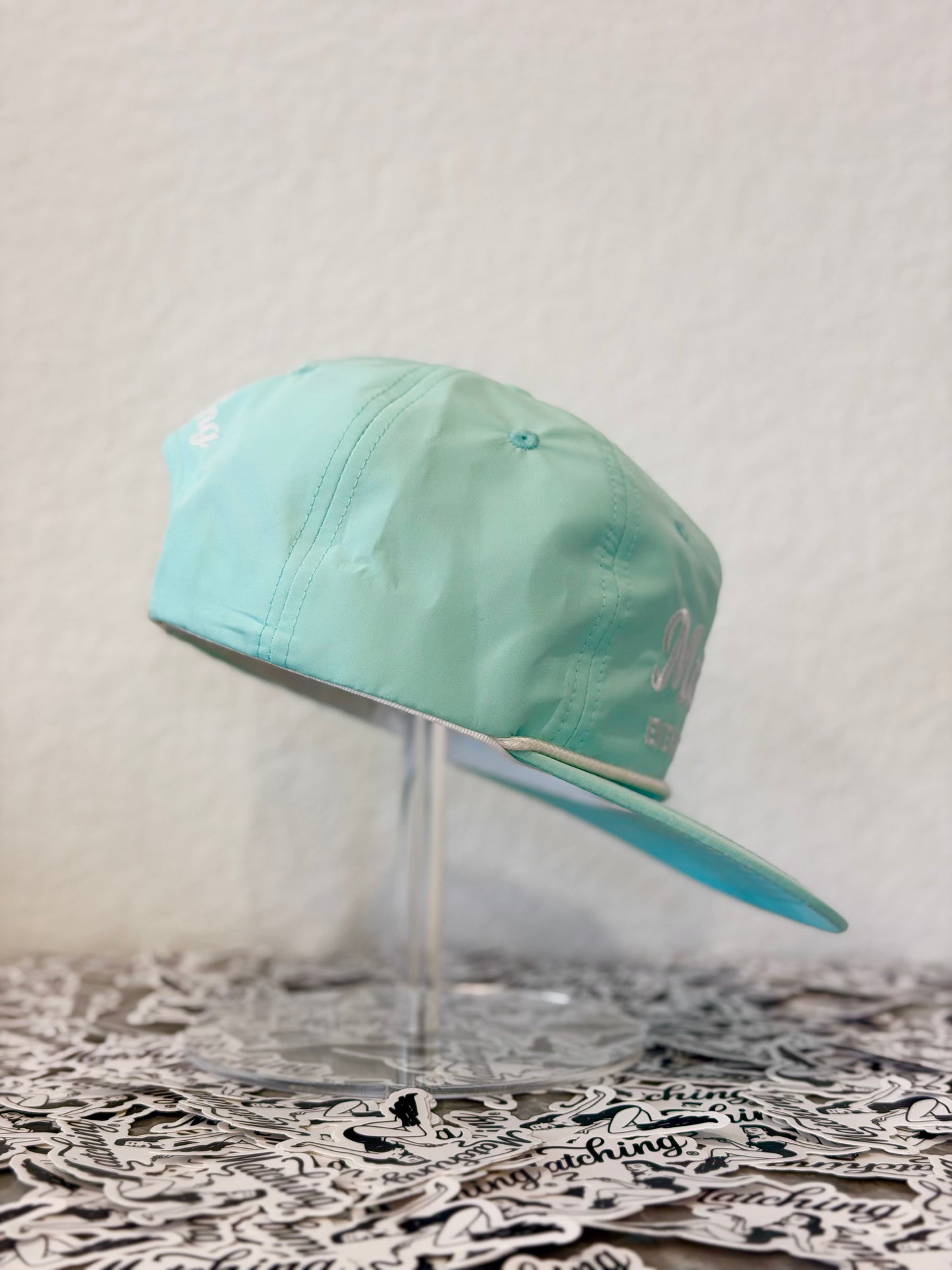 Matching® “Even When You’re Not” Hat – Aqua Edition