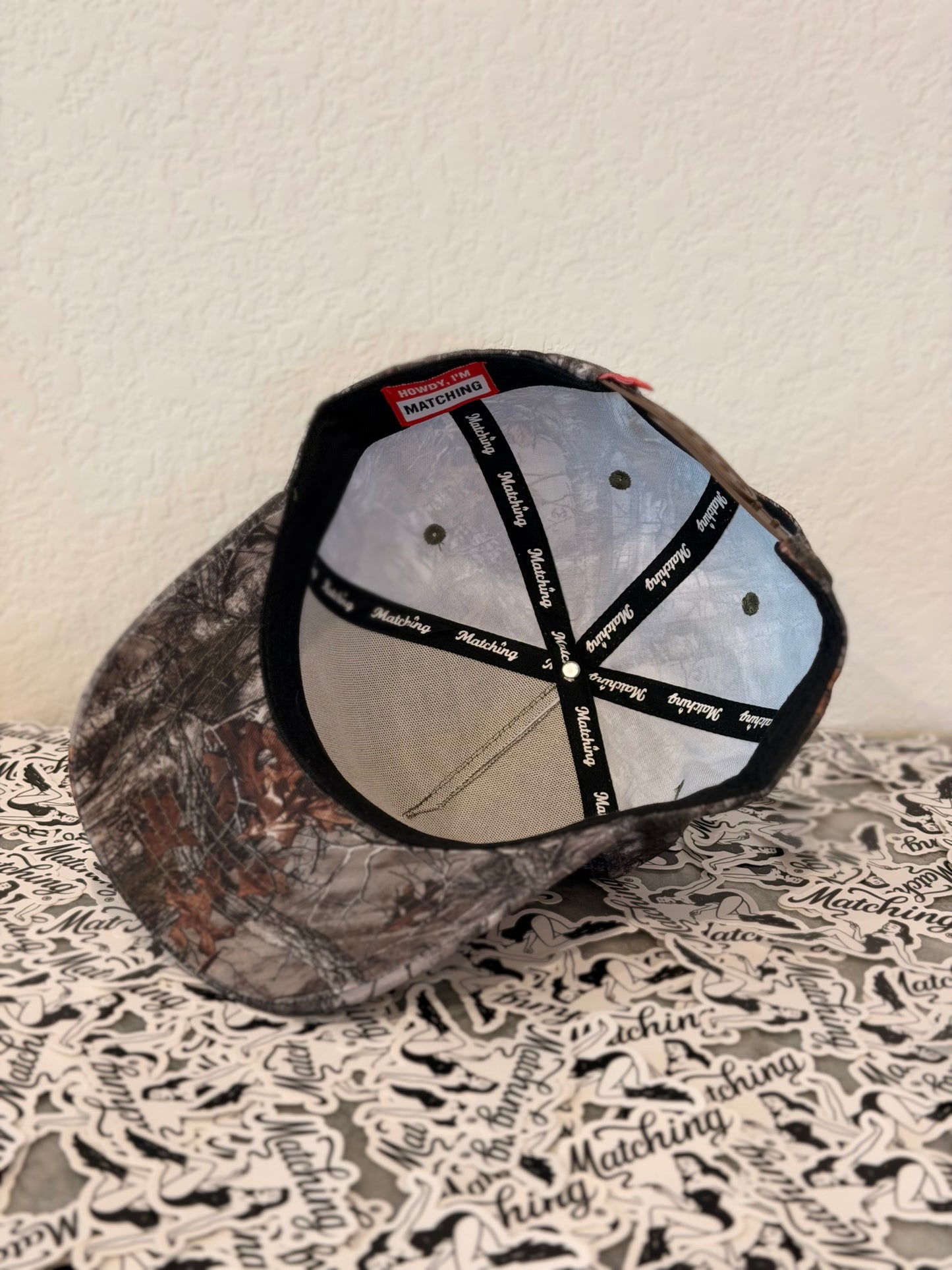 Matching® Camo Upside-Down Trucker